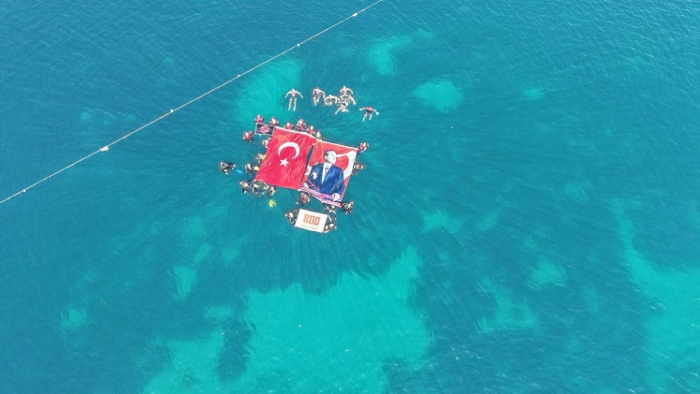 Alanya'nın mavisi için el ele verildi