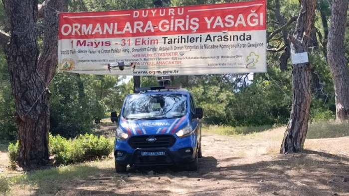 Antalya’da Ormanlara Giriş Yasağı: Jandarmadan Sıkı Denetim