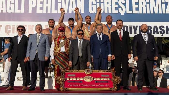 Manavgat Yağlı Güreşleri'nde Şampiyon Belli Oldu