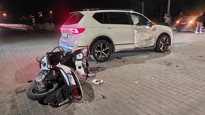 Gazipaşa’da Feci Kaza: Motosiklet Sürücüsü Ağır Yaralı