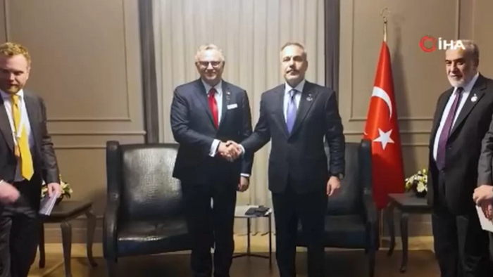 Hakan Fidan, ABD’li Temsilci Boulos’u Kabul Etti